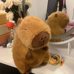 Capybara Plush With Turtle Bag Plushies Squishy Pillow Toy