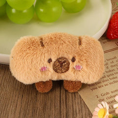 Capybara Food-Themed Mini Hanging Charms – Cute Capybara Bread & Chef Collection