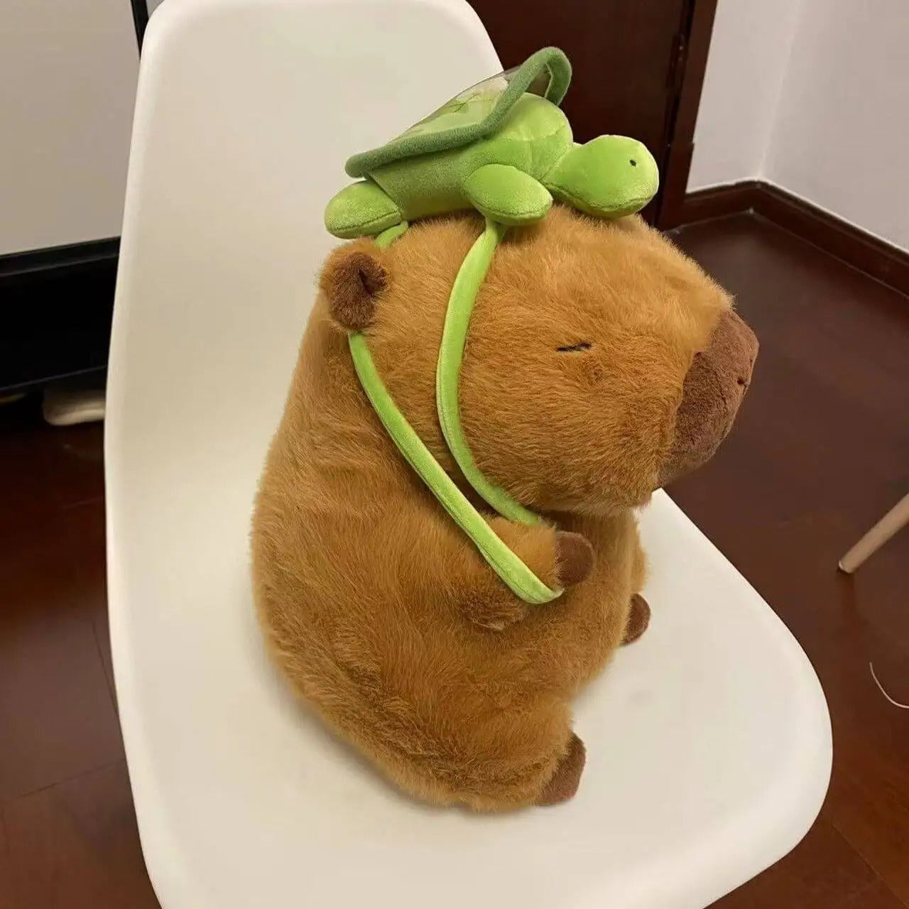 Capybara Plush With Turtle Bag Plushies Squishy Pillow Toy