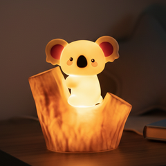 Huggwaii Mini Koala on Tree Branch Silicone Squishy Night Light Cute Perfect Gift