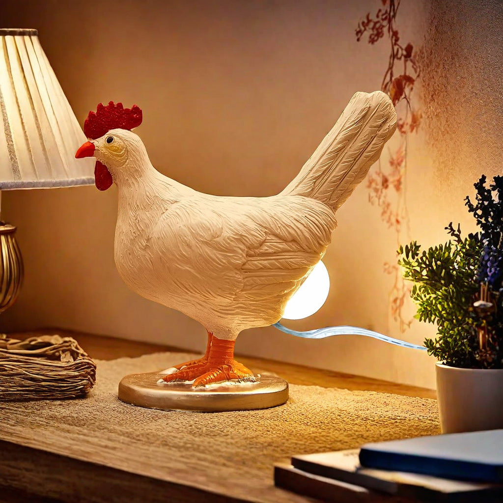 Rooster Egg LED Night Light - Perfect Gift for Kids and Girls