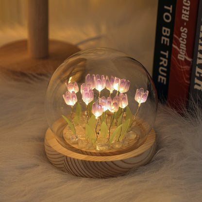 🌷Veilleuse LED Tulipe Belle Cadeau pour Bébé et Fille