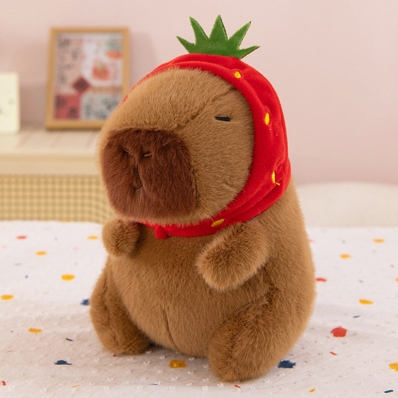 8" Capybara Plush Toy, Soft Cute Capybara Stuffed Animal Gift