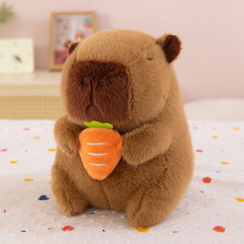 8" Capybara Plush Toy, Soft Cute Capybara Stuffed Animal Gift