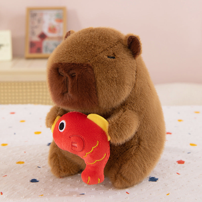 8" Capybara Plush Toy, Soft Cute Capybara Stuffed Animal Gift