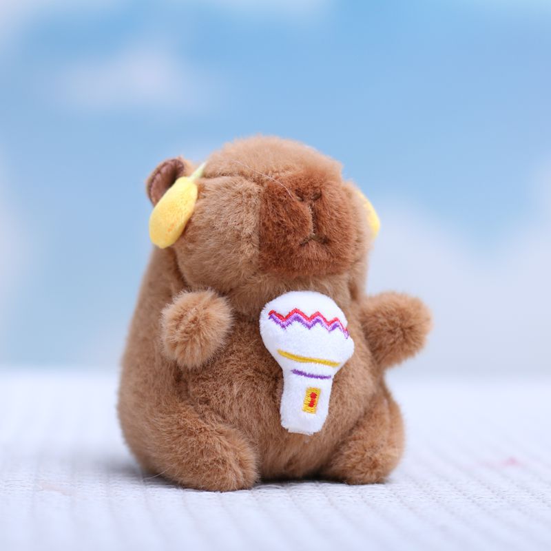Mini Capybara Musical Plush Set – 12cm Collectible Figures