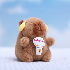 Mini Capybara Musical Plush Set – 12cm Collectible Figures