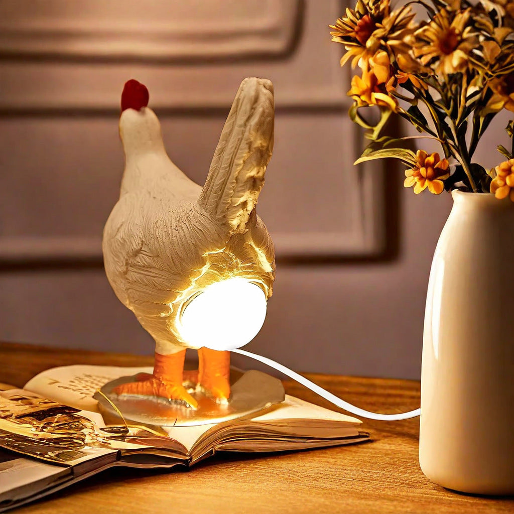 Rooster Egg LED Night Light - Perfect Gift for Kids and Girls