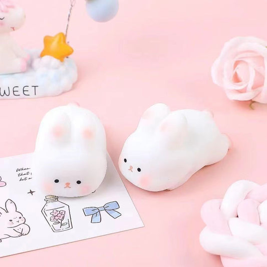 Jouet anti-stress à presser en forme de petit lapin mignon