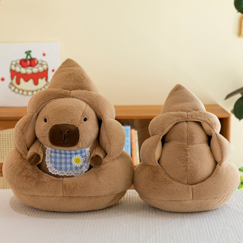 Capy Poop Plush Toy, Soft Cute Capybara Stuffed Animal Gift