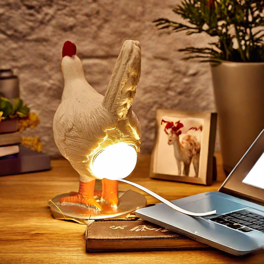 Rooster Egg LED Night Light - Perfect Gift for Kids and Girls