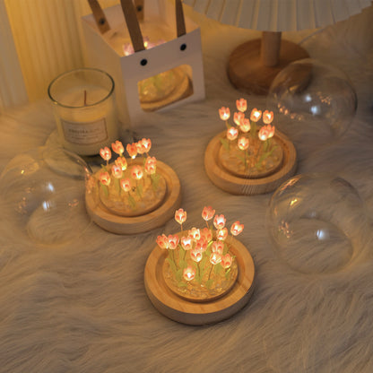 🌷Veilleuse LED Tulipe Belle Cadeau pour Bébé et Fille