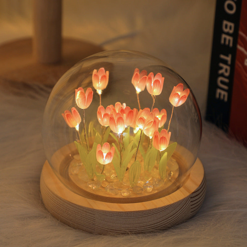 🌷Veilleuse LED Tulipe Belle Cadeau pour Bébé et Fille