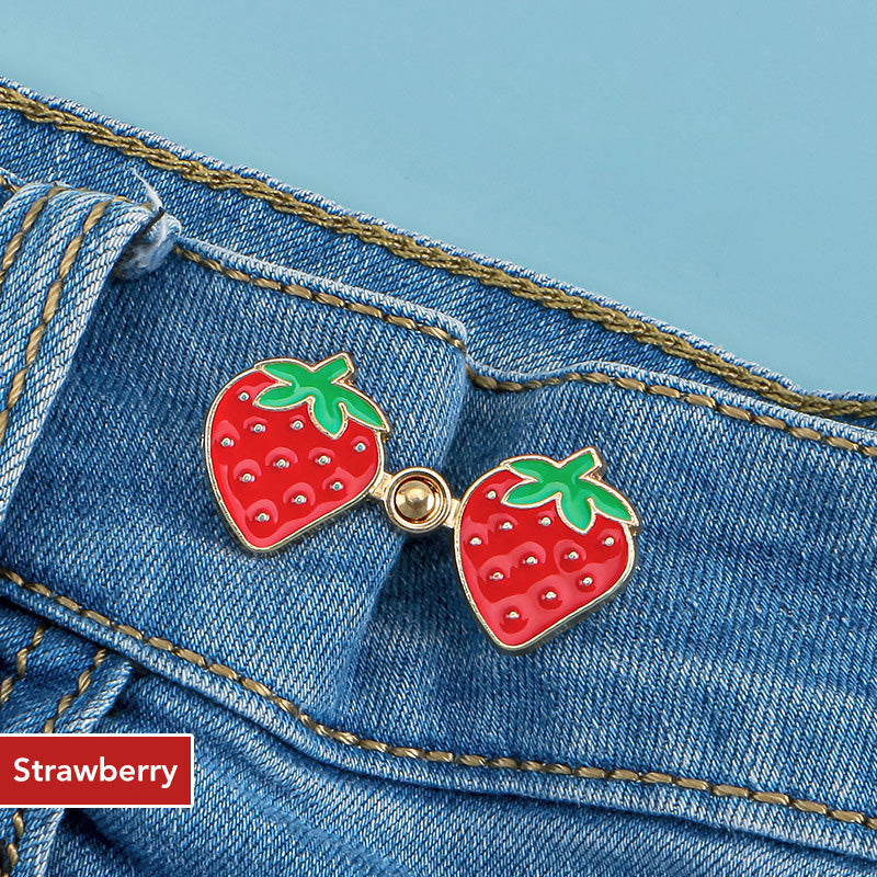 Waist Knots Adjustable Frog Heart Toadstool Strawberry for Loose Pants Clothes
