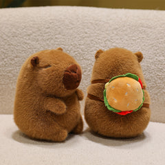 8" Capybara with Bag Plush Toy, Soft Cute Capybara Stuffed Animal Gift