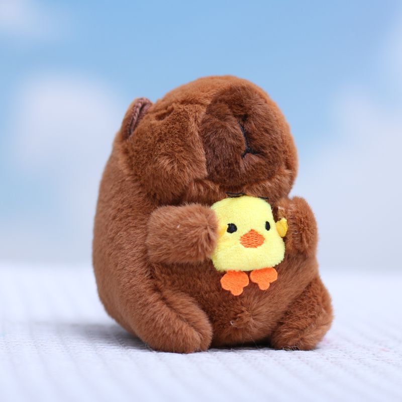 Mini Capybara Musical Plush Set – 12cm Collectible Figures
