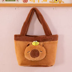 Capy Bag Large Capacity Shoulder Plush Backpack for Kids & Gift