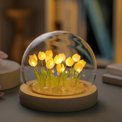 🌷Veilleuse LED Tulipe Belle Cadeau pour Bébé et Fille
