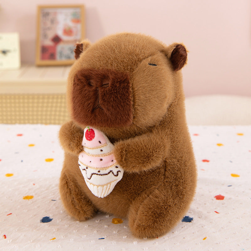 8" Capybara Plush Toy, Soft Cute Capybara Stuffed Animal Gift