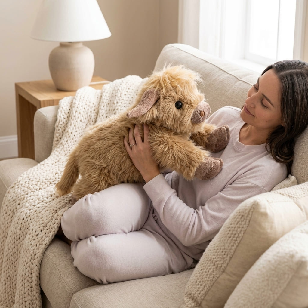 Highland Cow Weighted Stuffed Animal