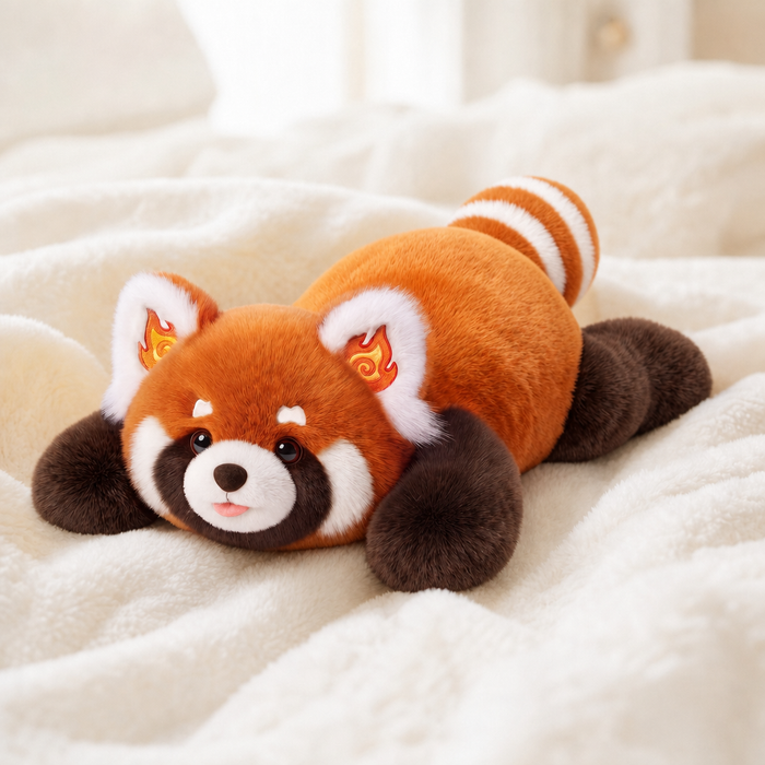 MeWaii® Red Panda Weighted Stuffed Animals with Microwavable Heating Pad