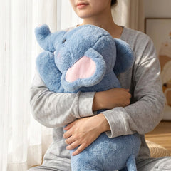 MeWaii® 5lbs Elephant Weighted Stuffed Animal  – Microwavable Plush Heating Pad for Removable Inner Pad, Relaxing Best Gift
