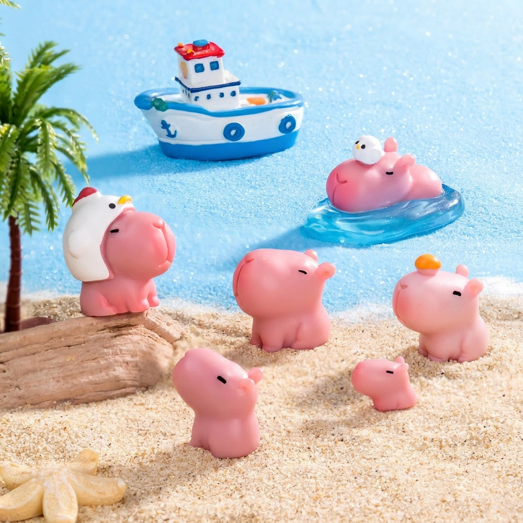 Capybara Tap Tap Lampe de nuit LED Meilleur cadeau pour bébé et filles