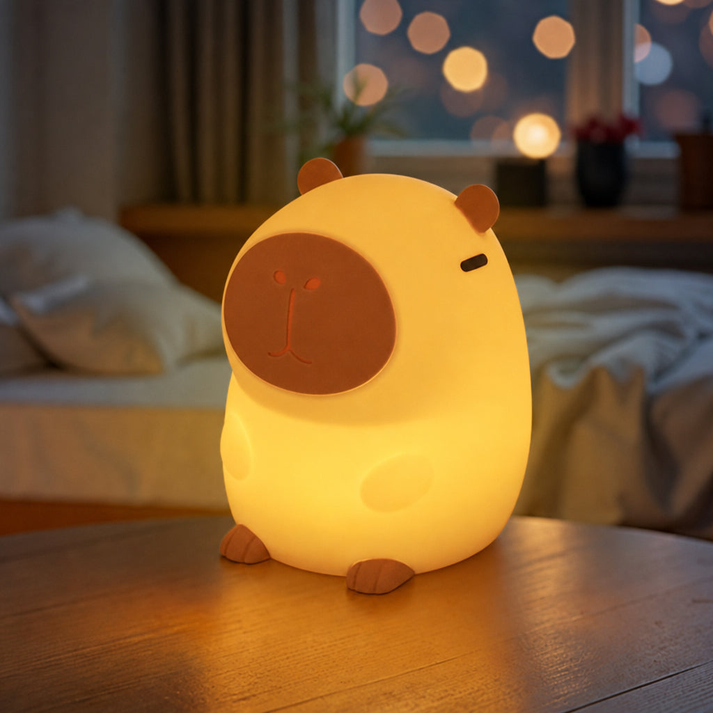 Veilleuse spongieuse MeWaii® Capybara - Cadeau parfait 🎁