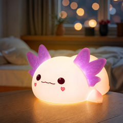 Axolotl LED Squishy Tap Tap Nachtlicht Lampe