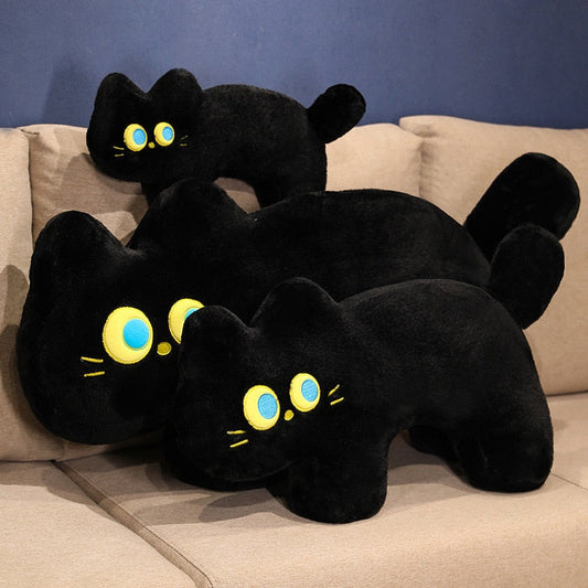 Black Cat Plush Body Pillow | NEW