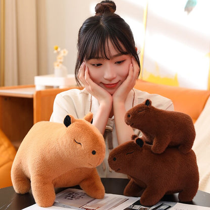 Peluche Capybara en forme d'animal en peluche mignon