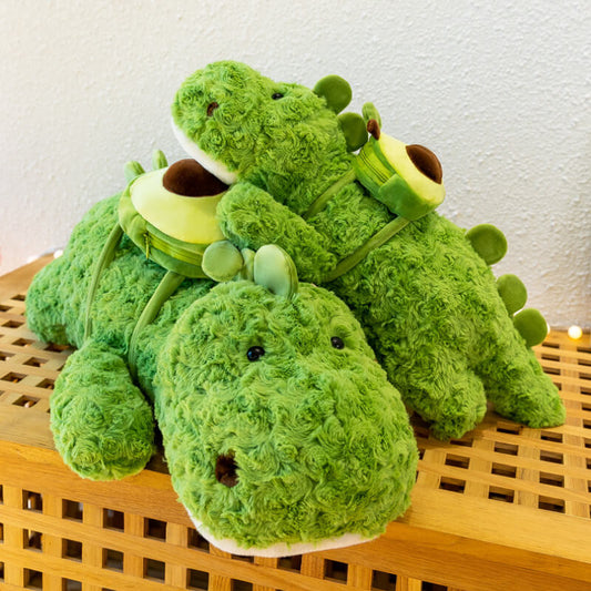 Cuteee Family Kawaii Dinosaur With Avocado Bag Plush Doll Stuffed Animal Plush Toy