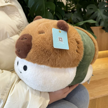 French Fries & Sushi Capybara Plush Toy Birthday Pillow Gift Capybara Doll