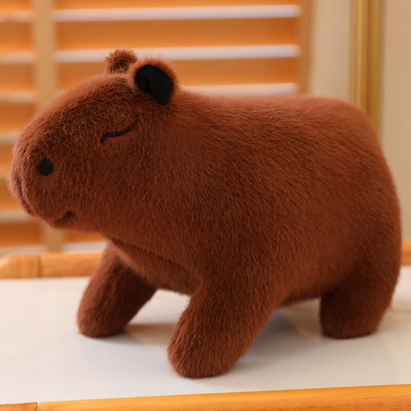 Peluche Capybara en forme d'animal en peluche mignon