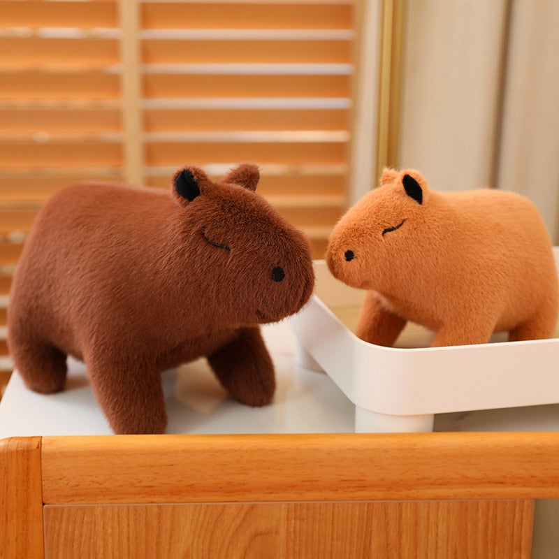 Peluche Capybara en forme d'animal en peluche mignon