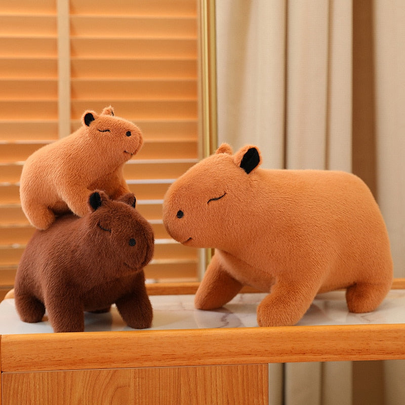 Peluche Capybara en forme d'animal en peluche mignon